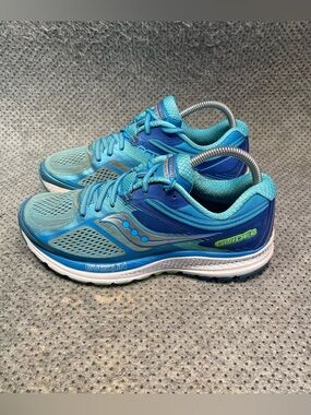 Saucony Guide 10 Blue Running Shoes Size 8 Women’s